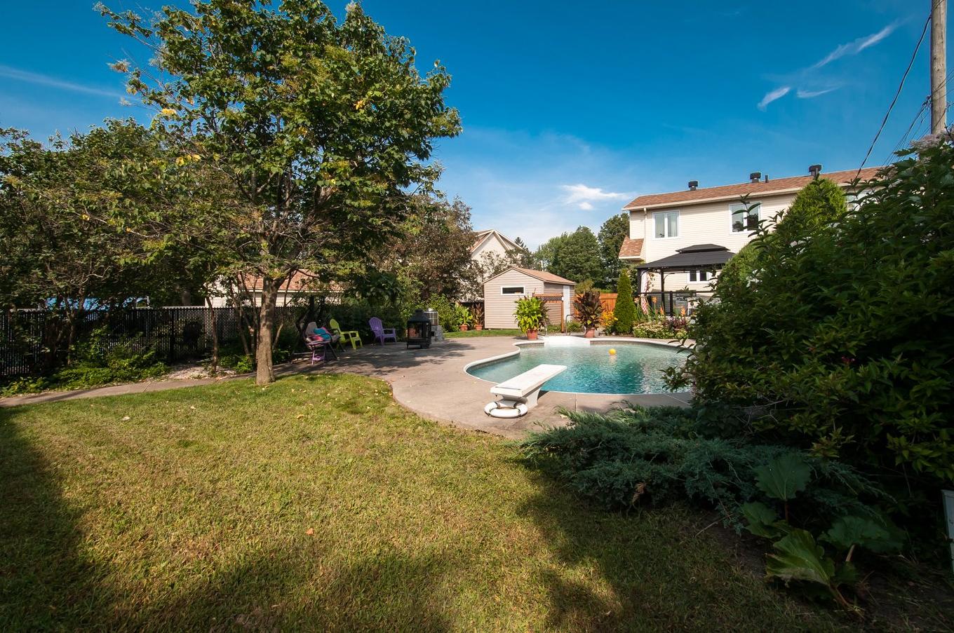 Cour - 306 Rue De Normandie, Sainte-Julie, QC - Outdoor With In Ground Pool