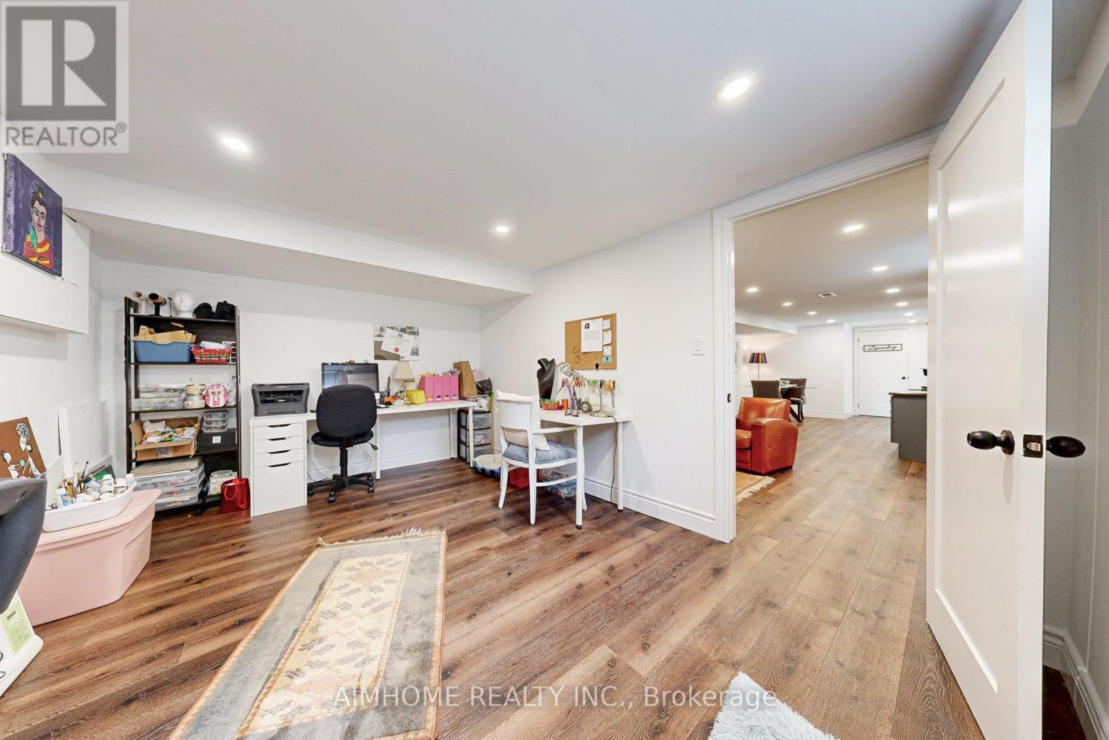 Basement Bedroom II used as an atelier. - 23 Hildegard Drive, Hamilton, ON - Indoor