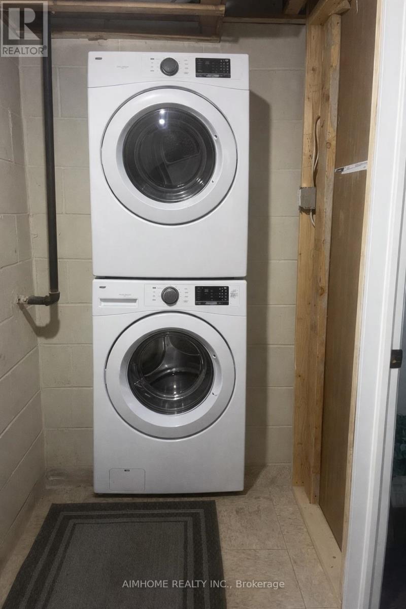 Basement Laundry Washer Dryer Rendering - 23 Hildegard Drive, Hamilton, ON - Indoor Photo Showing Laundry Room