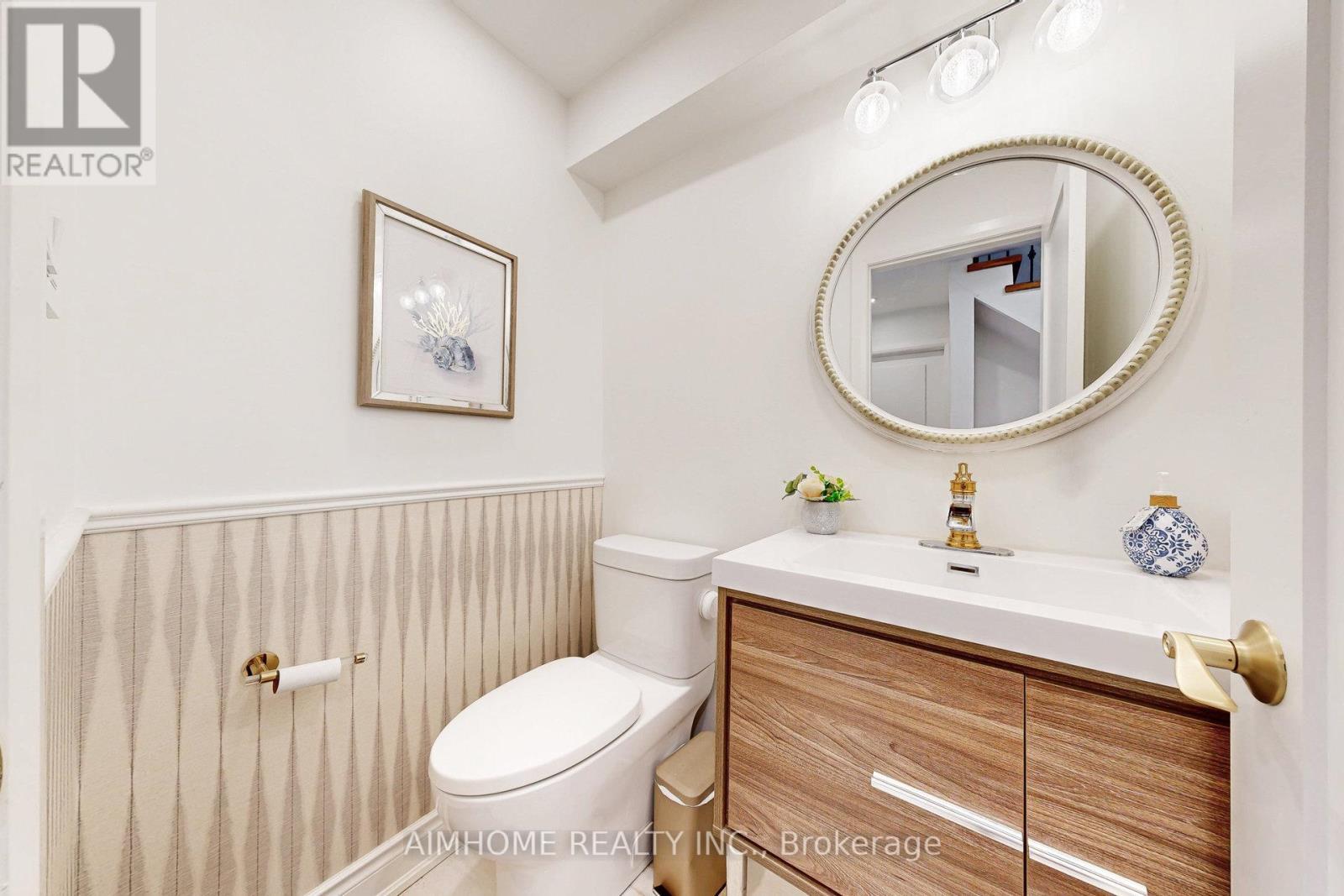 Main Floor Powder Room - 23 Hildegard Drive, Hamilton, ON - Indoor Photo Showing Bathroom