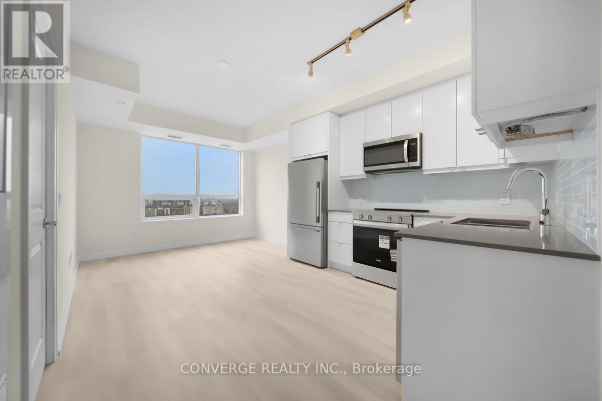 2501 - 3260 Sheppard Avenue E, Toronto, ON - Indoor Photo Showing Kitchen