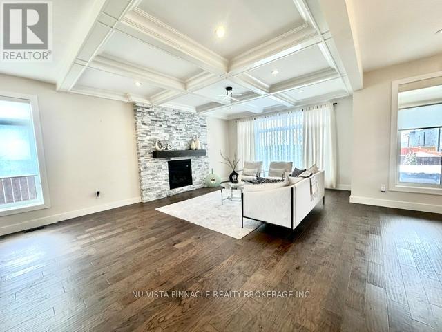Decorative Ceilings - 1795 Brayford Avenue, London South (South K), ON - Indoor With Fireplace