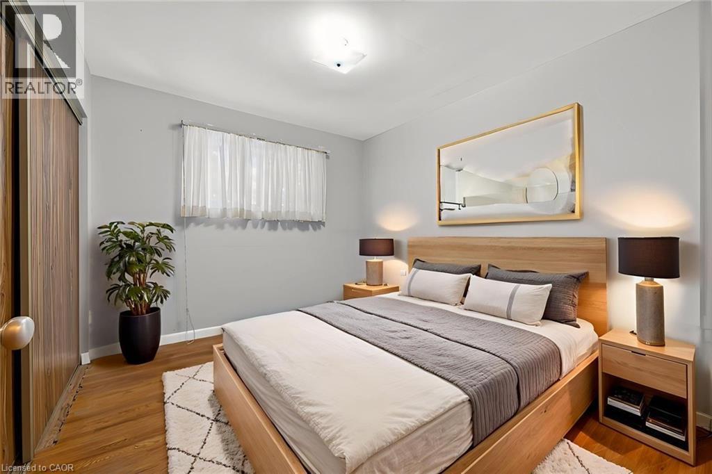Virtually Staged - 126 West 4Th Street, Hamilton, ON - Indoor Photo Showing Bedroom