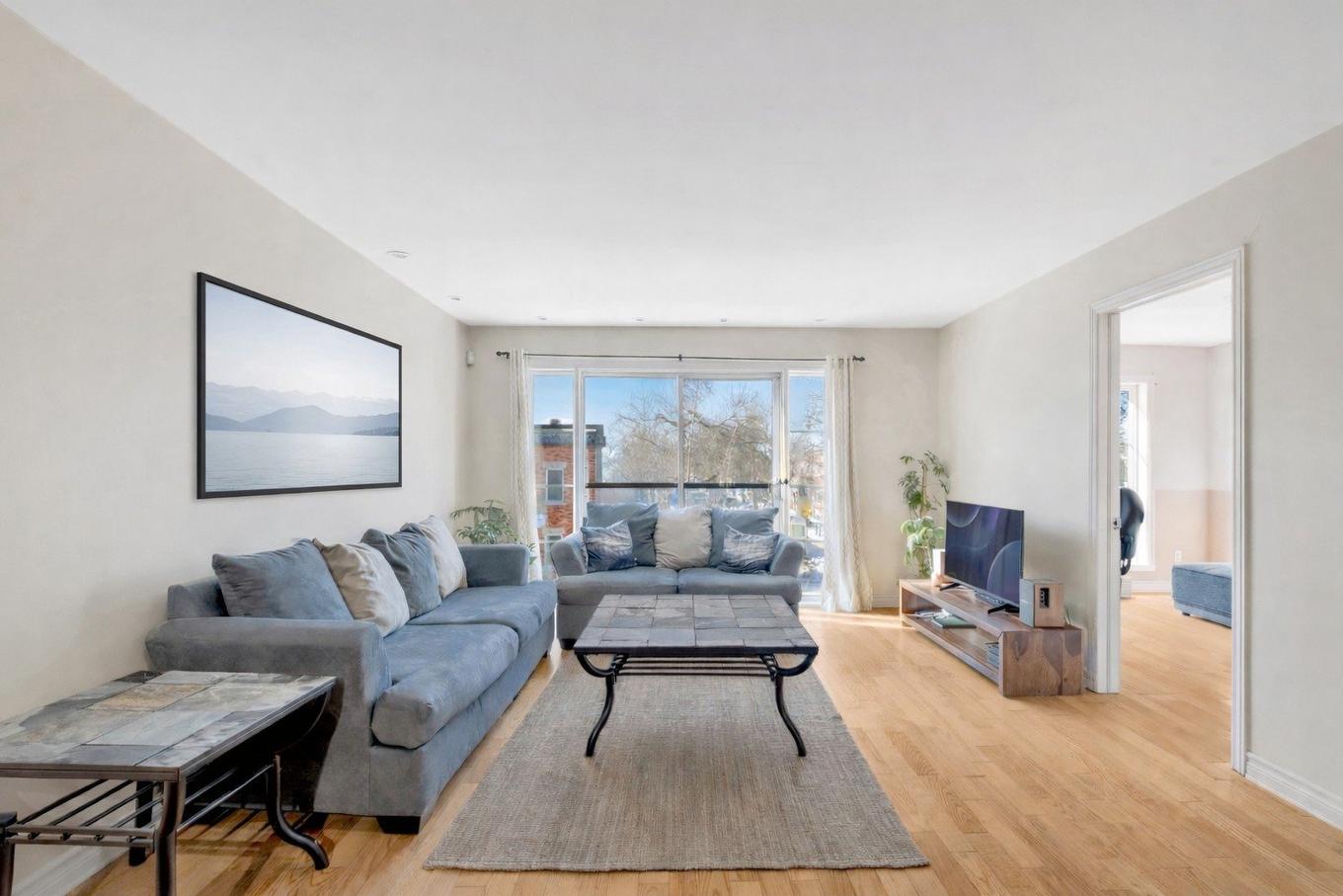 Salon - 5-5740 Rue Laurendeau, Montréal (Le Sud-Ouest), QC - Indoor Photo Showing Living Room