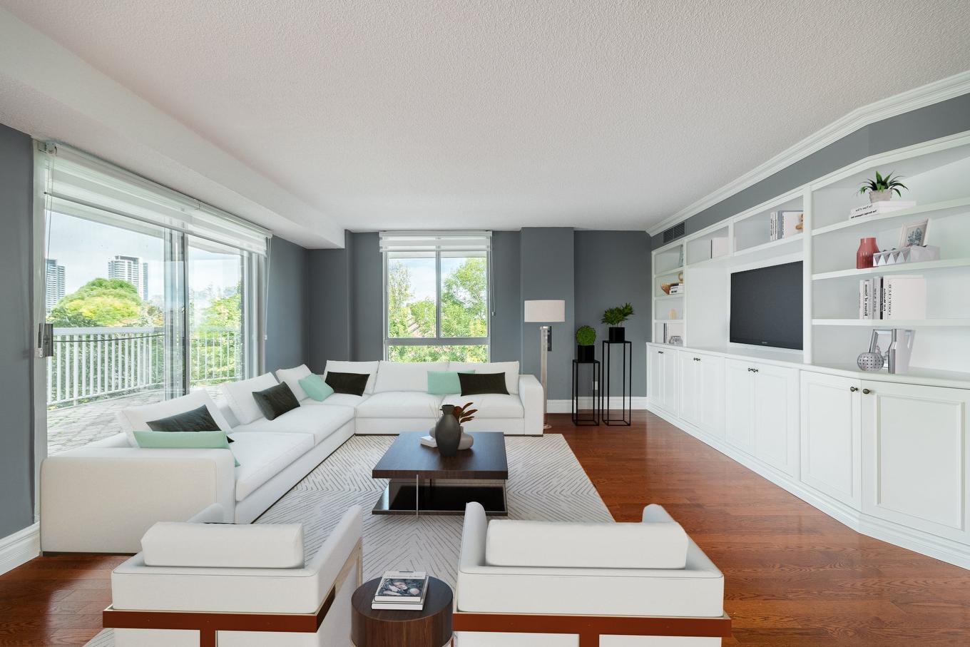 Salon - 301-30 Rue Berlioz, Montréal (Verdun/Île-Des-Soeurs), QC - Indoor Photo Showing Living Room