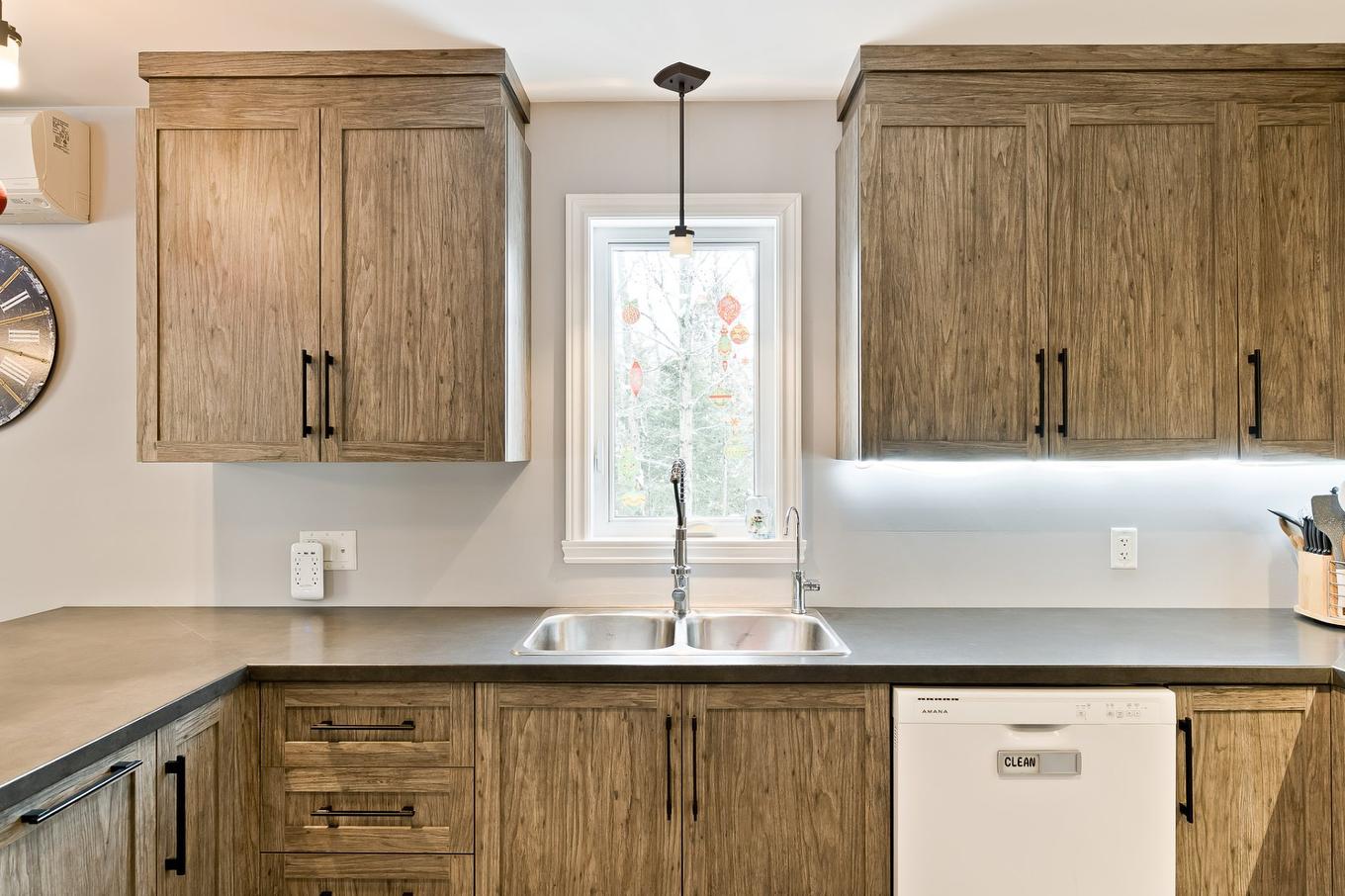 Kitchen - 168 Rue Des Érables, Eastman, QC - Indoor Photo Showing Kitchen With Double Sink