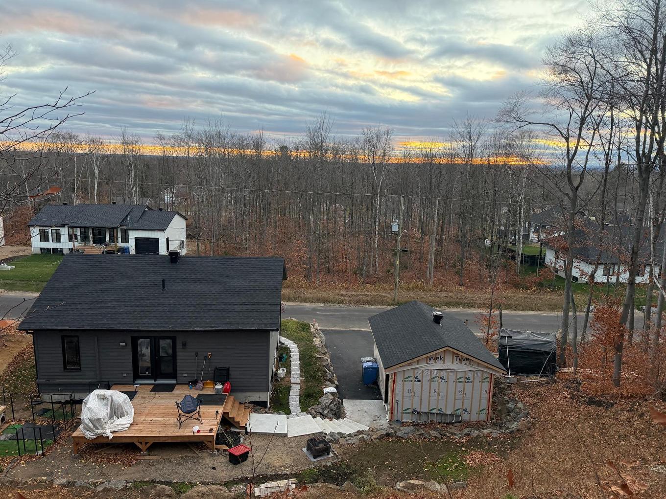 Back facade - 5220 Rue Tremblay, Notre-Dame-Du-Mont-Carmel, QC - Outdoor With View