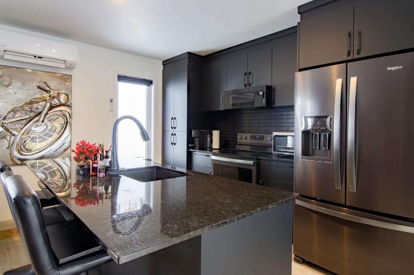 Kitchen - 5220 Rue Tremblay, Notre-Dame-Du-Mont-Carmel, QC - Indoor Photo Showing Kitchen With Upgraded Kitchen