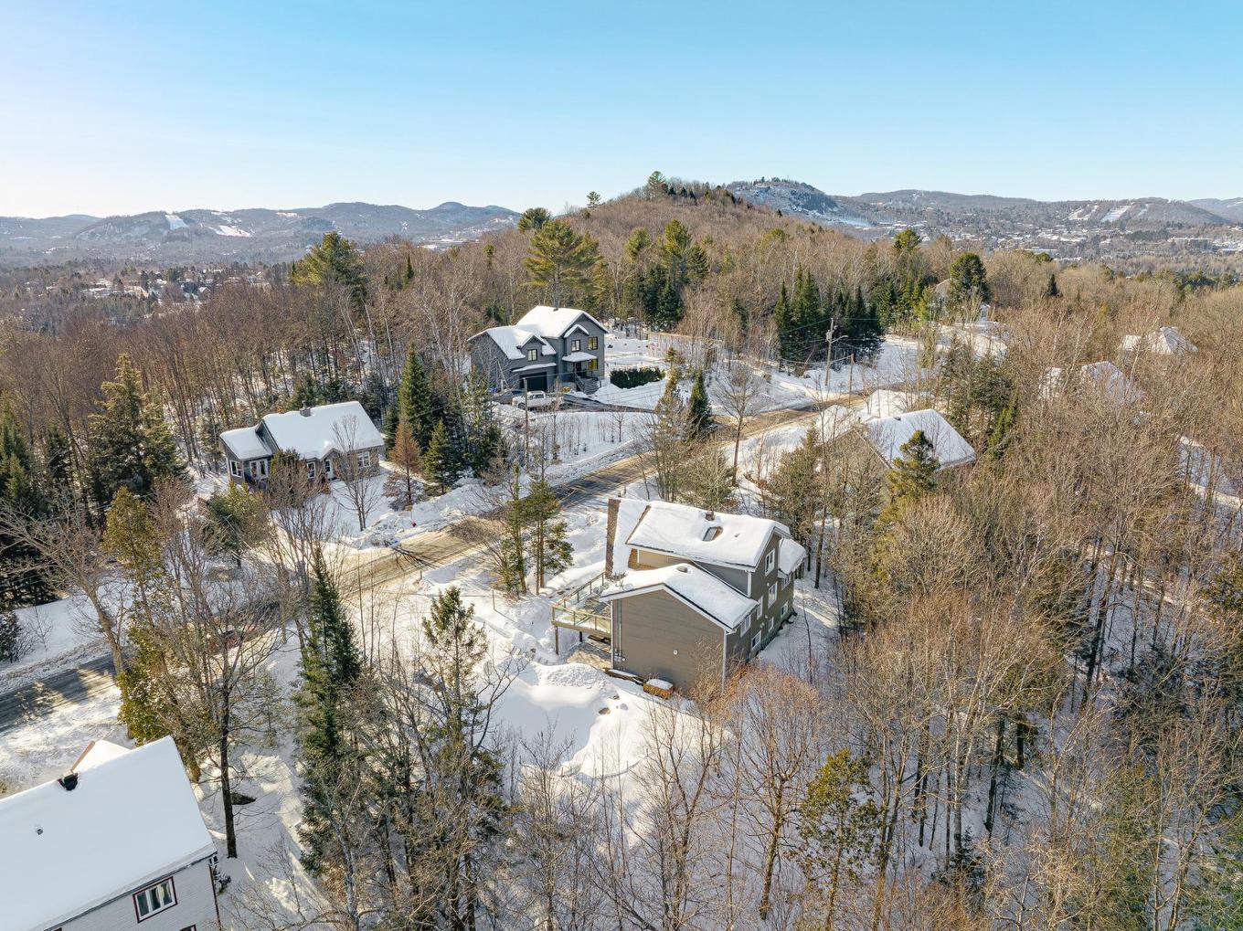 Photo aérienne - 861 - 865 Rue Des Pinsons, Sainte-Adèle, QC - Outdoor With View