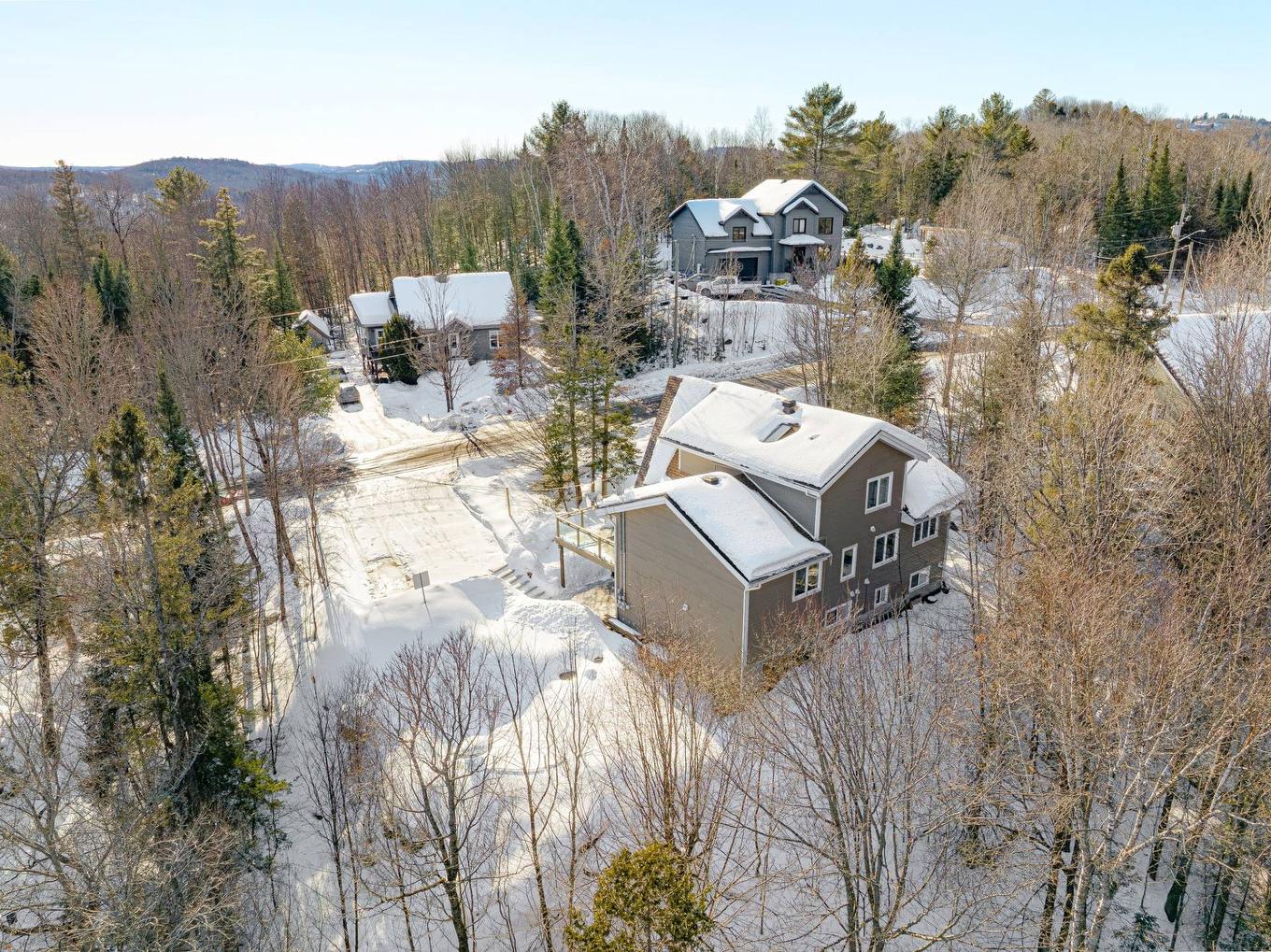 Photo aérienne - 861 - 865 Rue Des Pinsons, Sainte-Adèle, QC - Outdoor With View