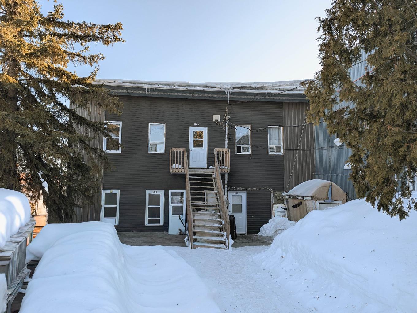 Back facade - 183 - 187 Av. Carter, Rouyn-Noranda, QC - Outdoor