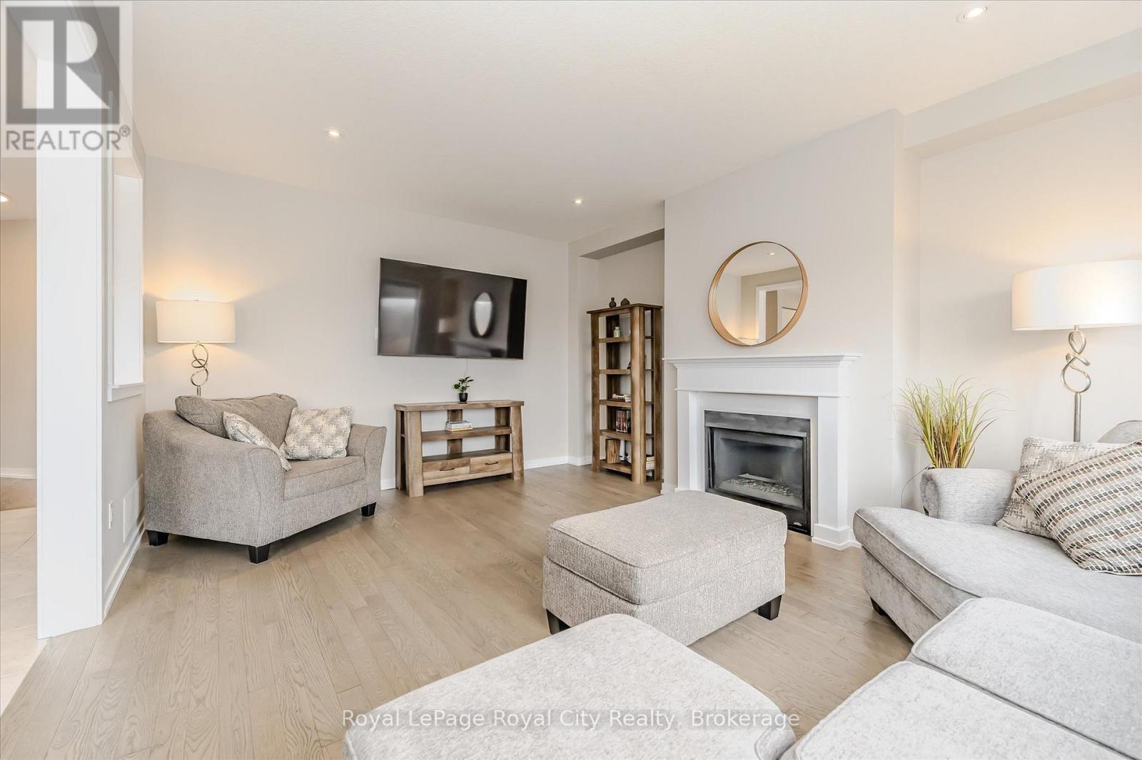 262 Dolman Street, Woolwich, ON - Indoor Photo Showing Living Room With Fireplace