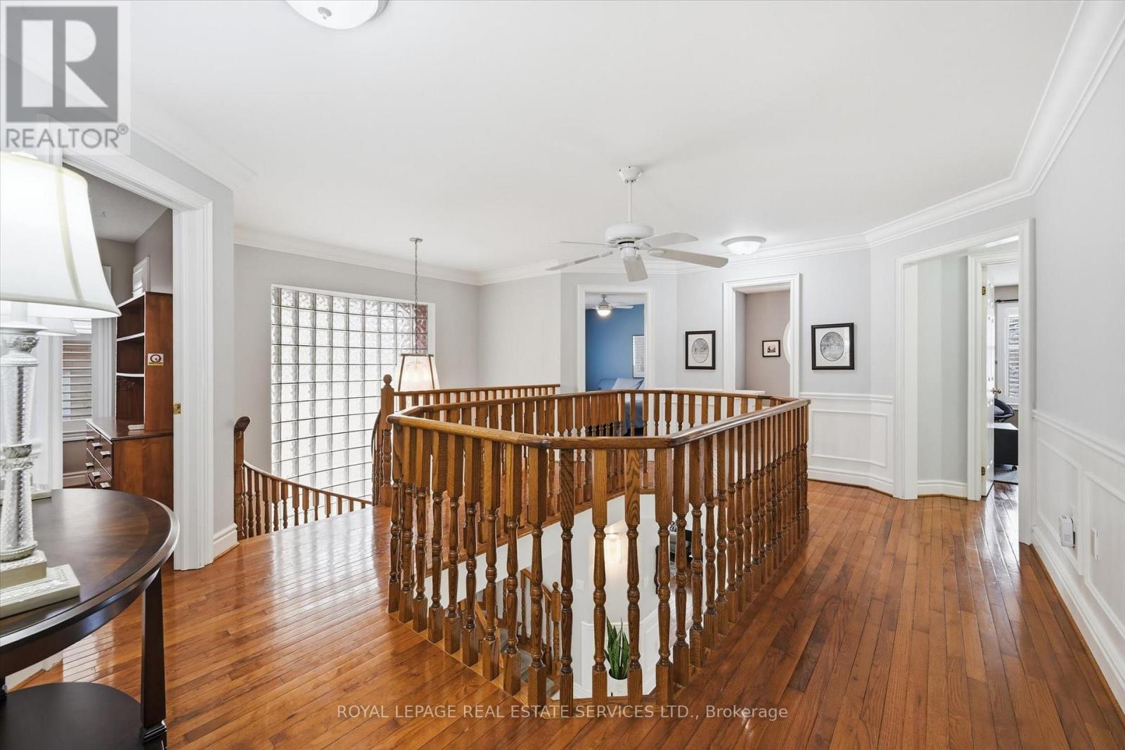 Hardwood Flooring Throughout the Upper Level - 2017 Peak Place, Oakville, ON - Indoor Photo Showing Other Room