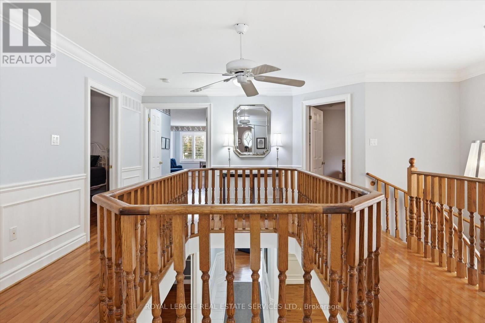 Hardwood Flooring Throughout the Upper Level - 2017 Peak Place, Oakville, ON - Indoor Photo Showing Other Room