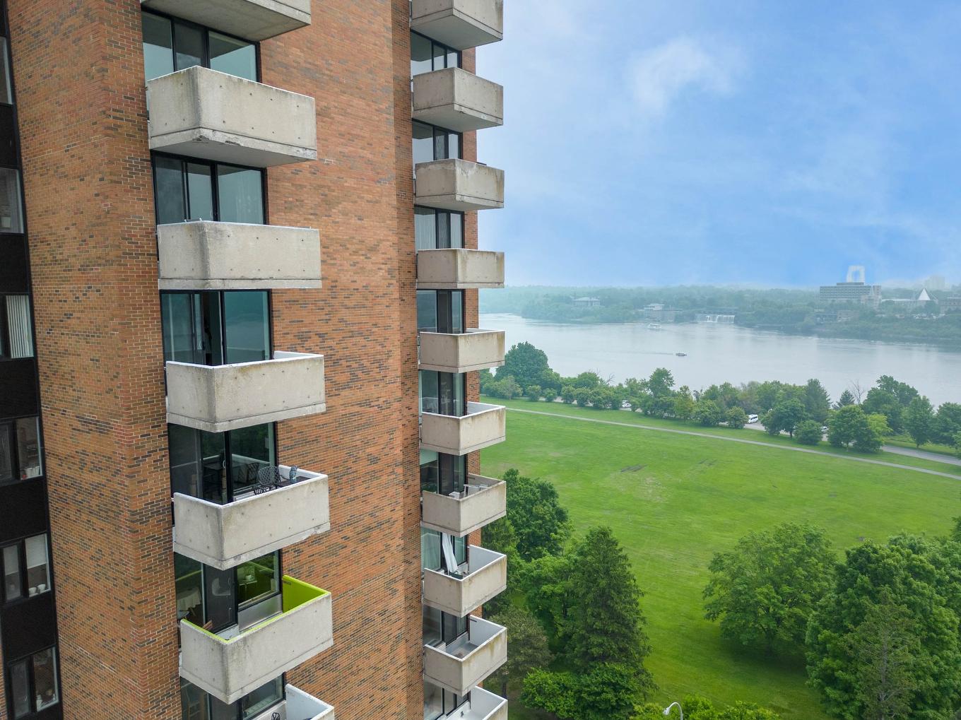 Extérieur - 1408-285 Rue Laurier, Gatineau (Hull), QC - Outdoor With Balcony With Exterior