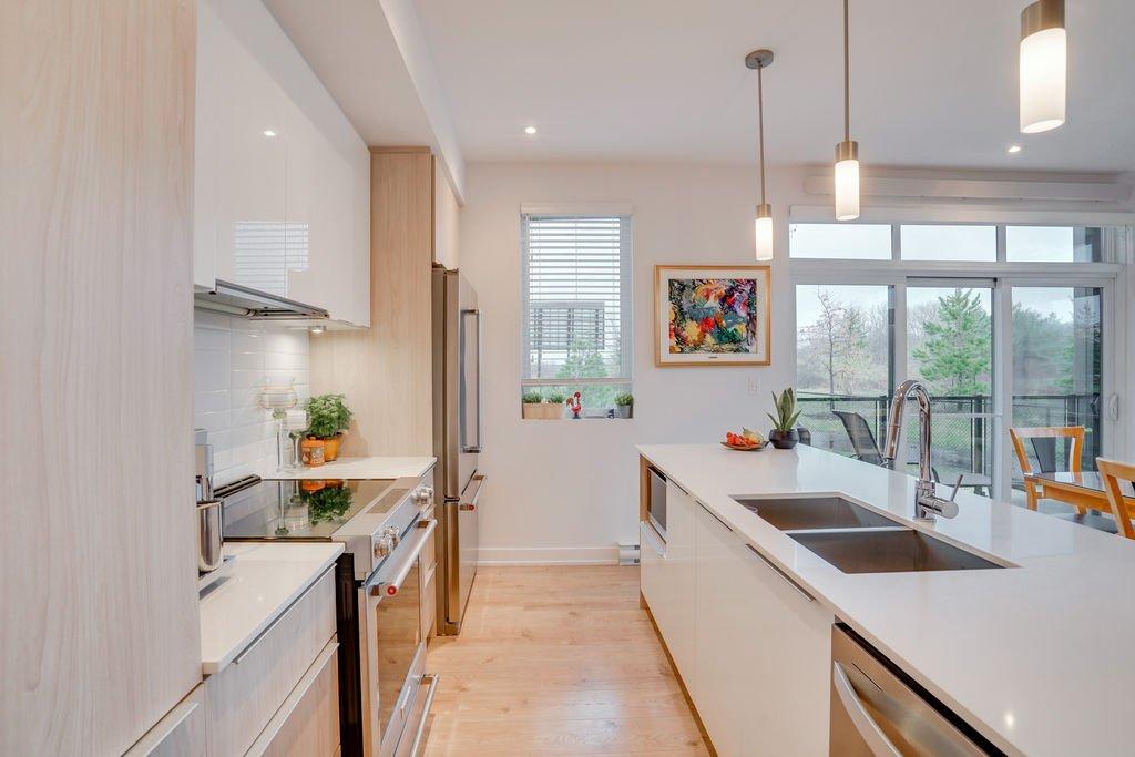 Cuisine - 105-435 Rue De L'Atmosphère, Gatineau (Aylmer), QC - Indoor Photo Showing Kitchen With Double Sink With Upgraded Kitchen