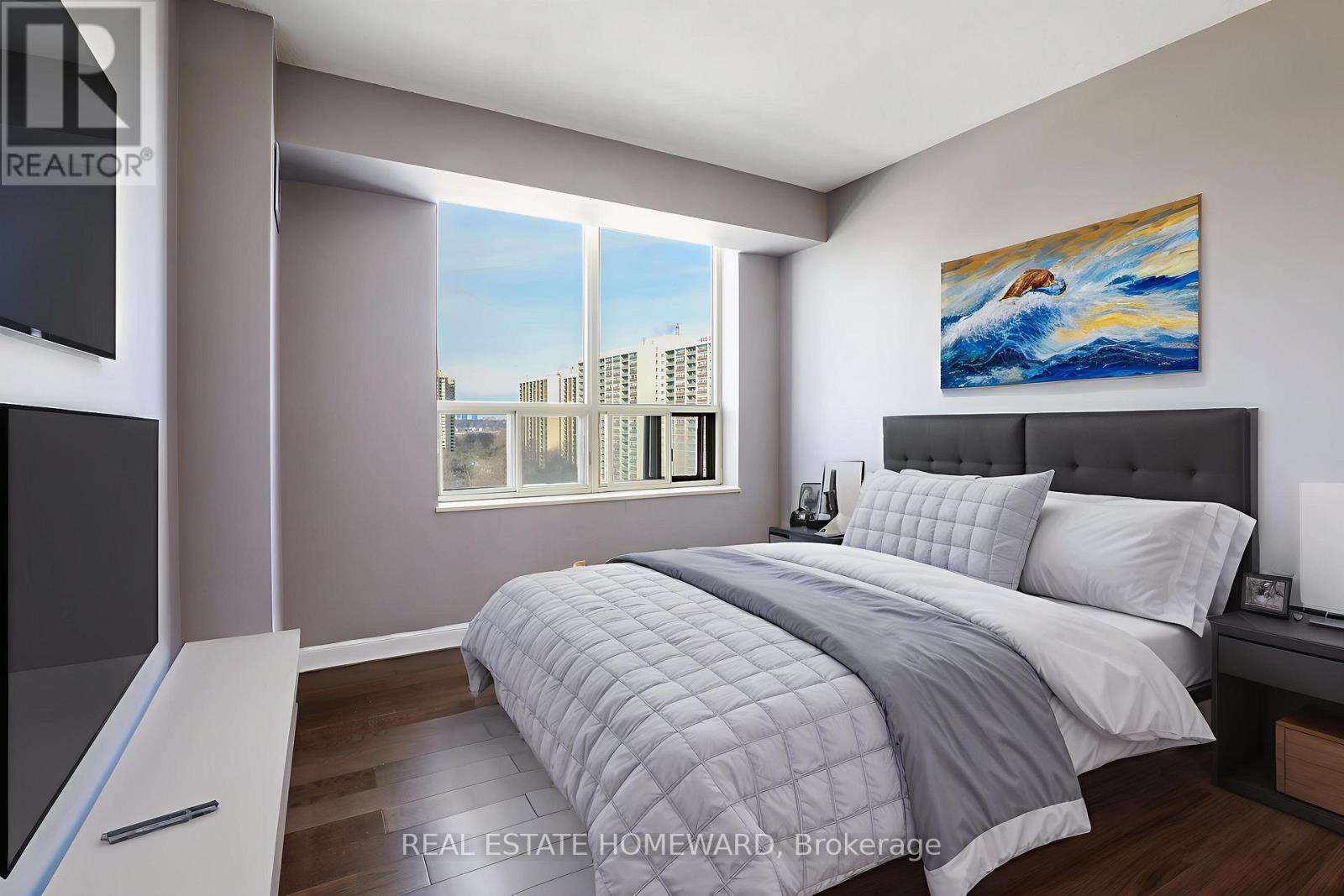 1901 - 195 Wynford Drive, Toronto, ON - Indoor Photo Showing Bedroom