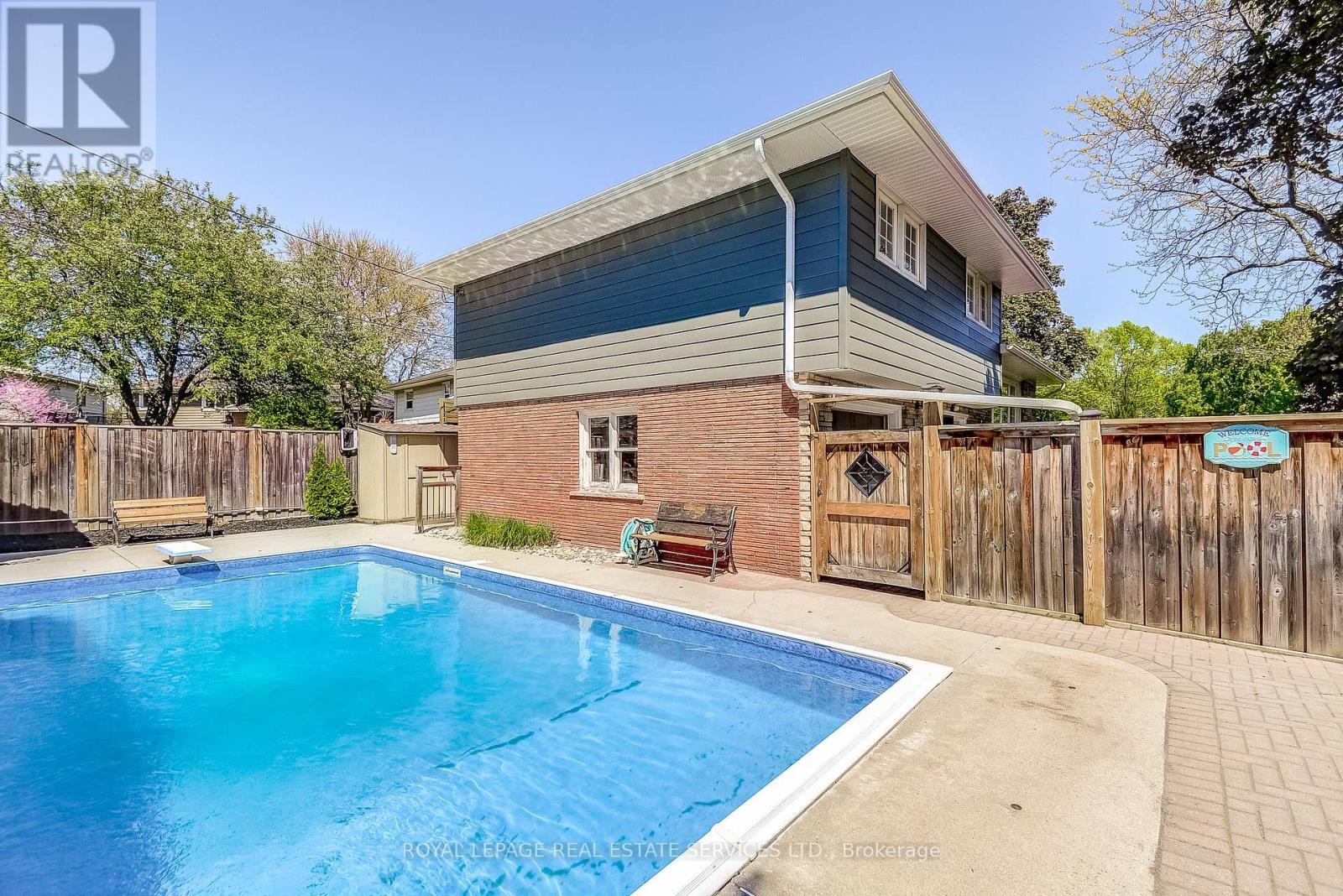 Endless Summer Fun - 351 Strathcona Drive, Burlington, ON - Outdoor With In Ground Pool