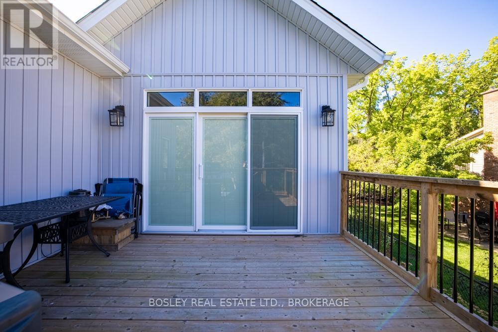 Walkout patio off main floor kitchen - 1 Hurricane Road, Pelham (Fonthill), ON - Outdoor With Exterior