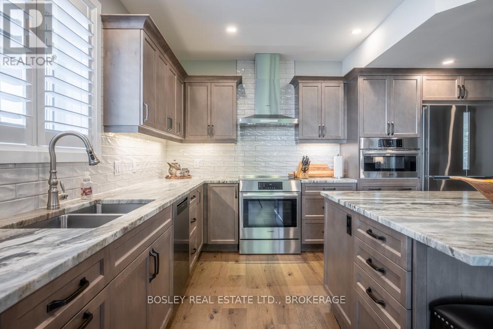 Lower level Kitchen - 1 Hurricane Road, Pelham (Fonthill), ON - Indoor Photo Showing Kitchen With Double Sink With Upgraded Kitchen