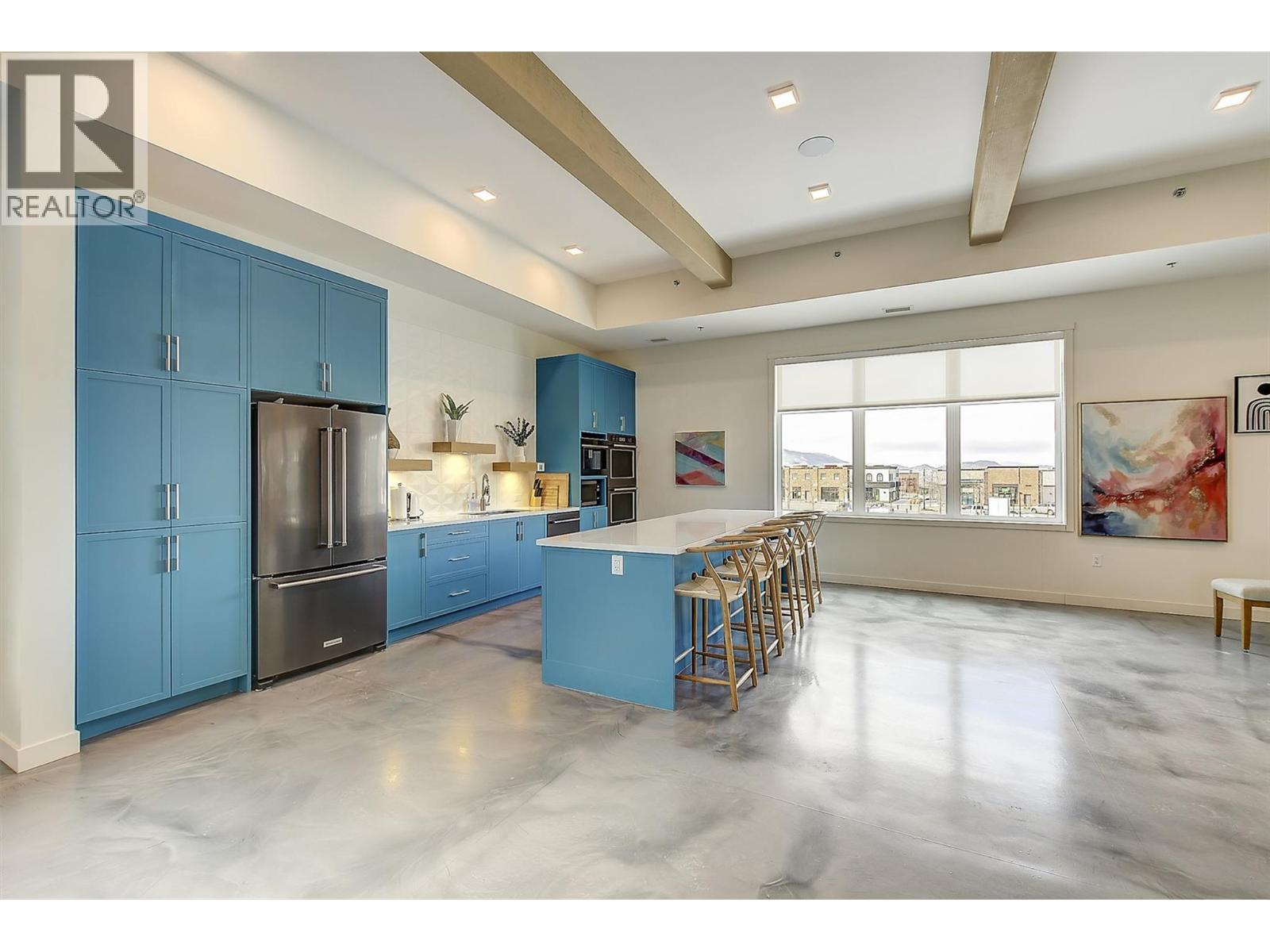 1111 Frost Road Unit# 407, Kelowna, BC - Indoor Photo Showing Kitchen