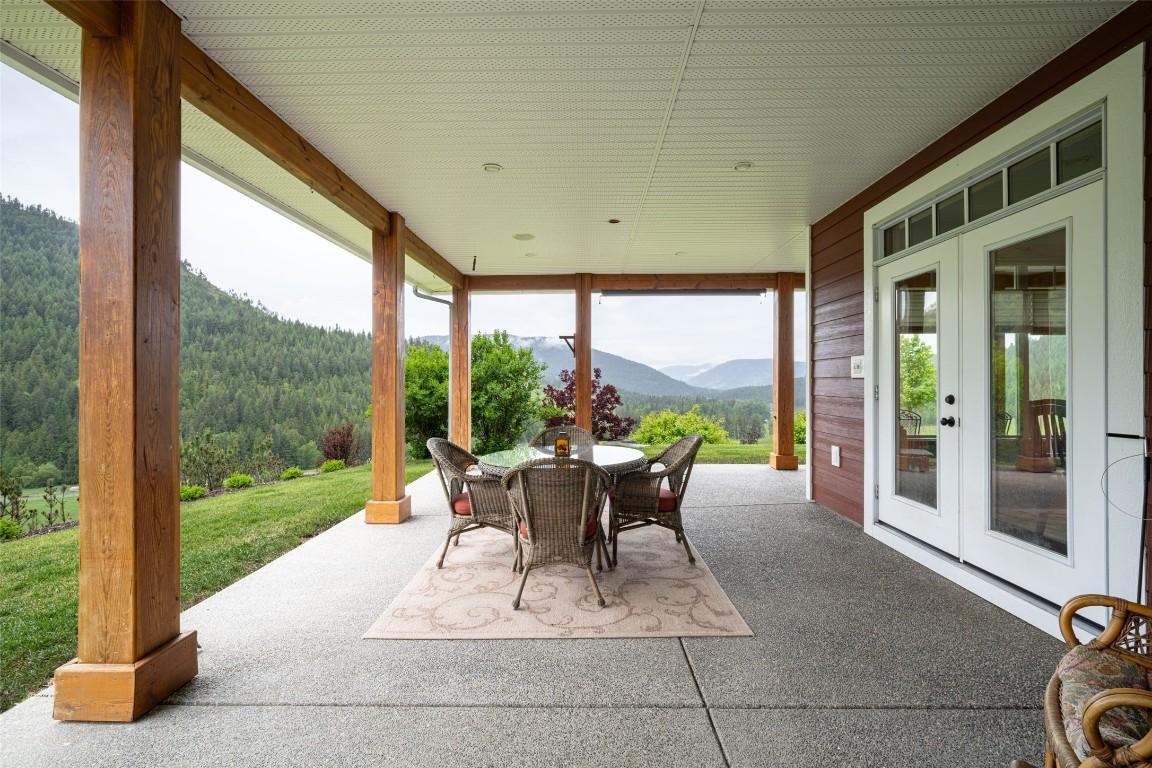 705 Creighton Valley Road, Lumby, BC - Outdoor With Deck Patio Veranda With Exterior