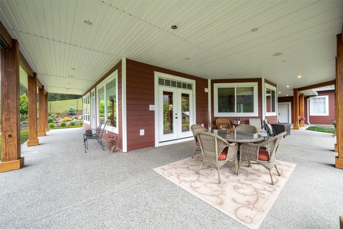 705 Creighton Valley Road, Lumby, BC - Outdoor With Deck Patio Veranda With Exterior
