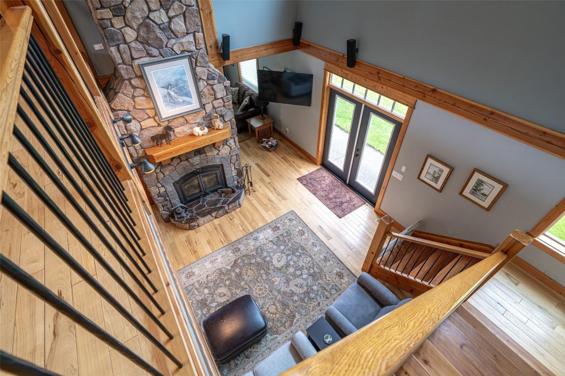 705 Creighton Valley Road, Lumby, BC - Indoor Photo Showing Other Room With Fireplace