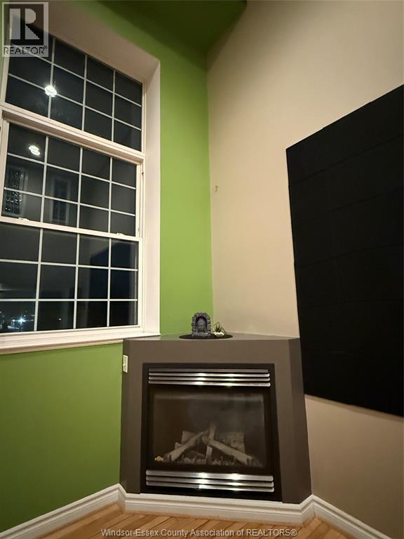 647 Irvine Unit# 301, Windsor, ON - Indoor With Fireplace