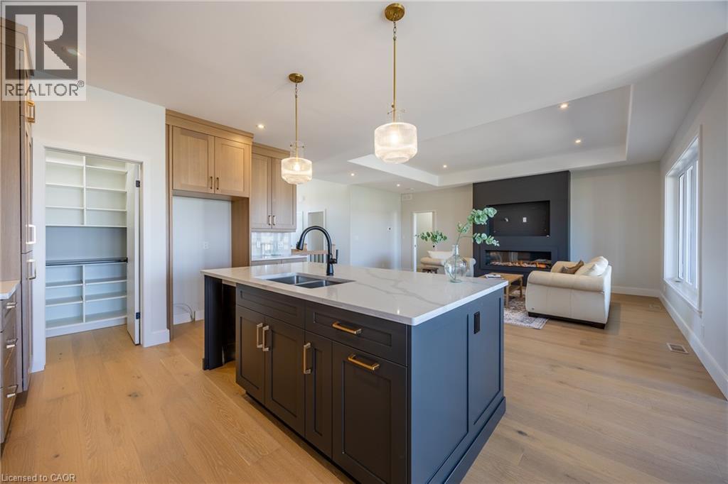 34 Andrew Avenue, Simcoe, ON - Indoor Photo Showing Kitchen With Double Sink