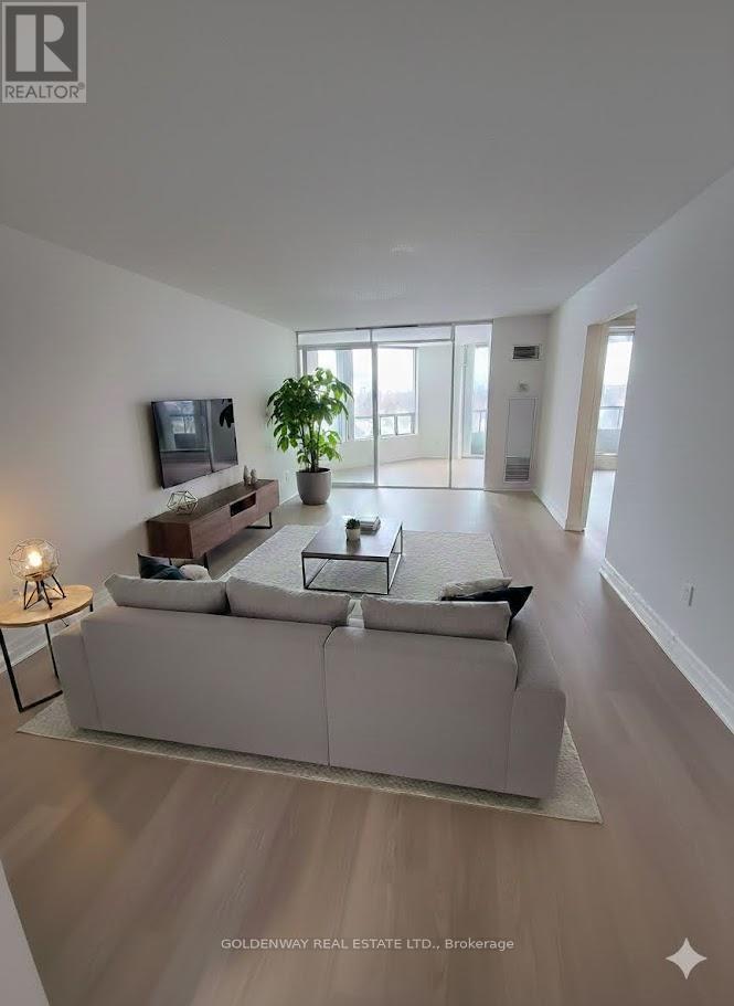 Livingroom Virtually Staged - 1108 - 168 Bonis Avenue, Toronto, ON - Indoor