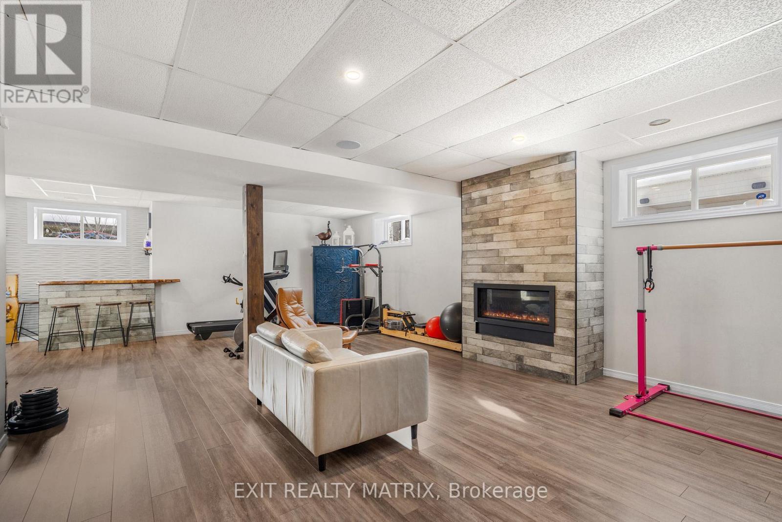 58 De La Seigneurie Street, Champlain, ON - Indoor With Fireplace
