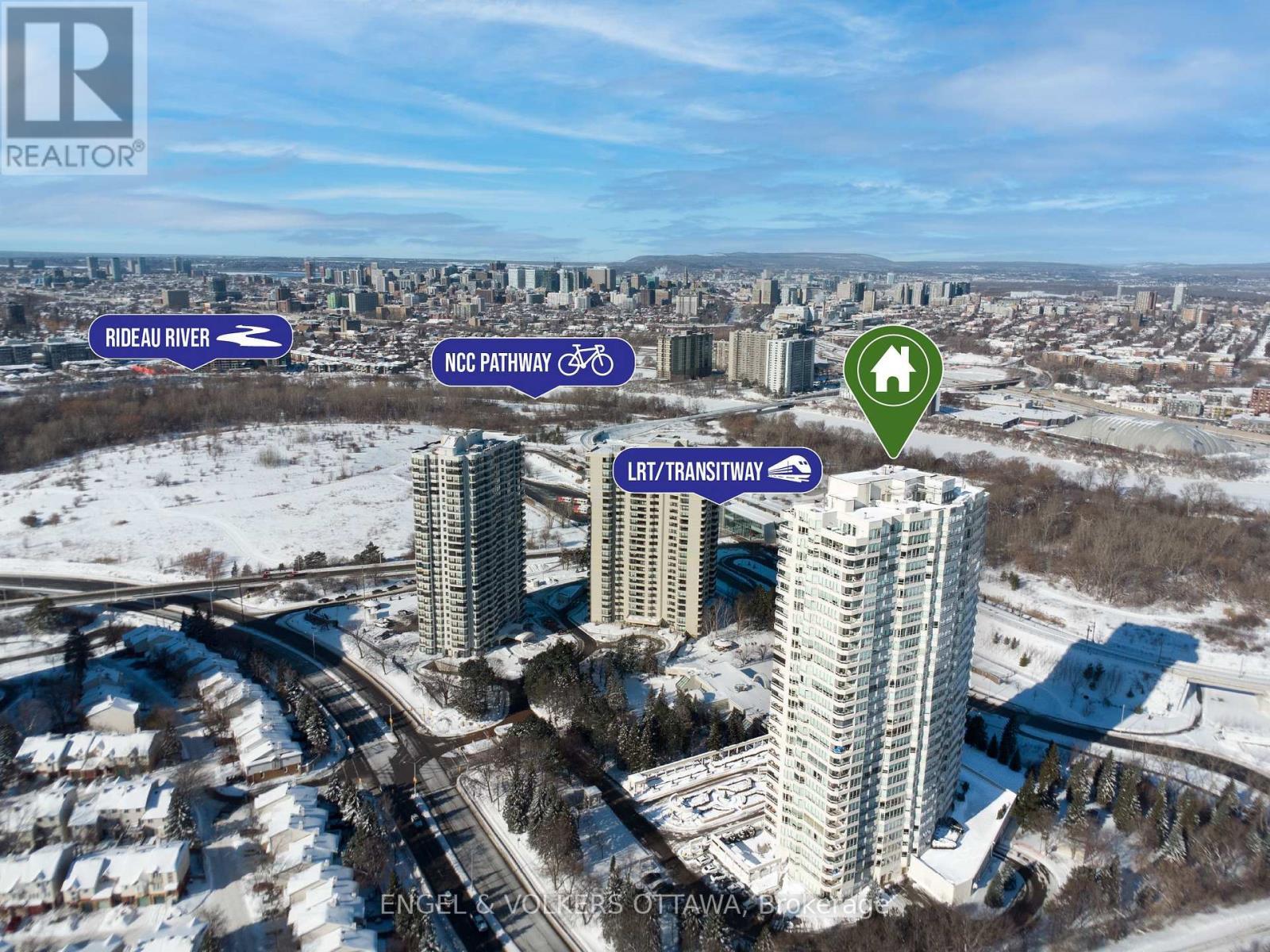 2306 - 1480 Riverside Drive, Ottawa, ON - Outdoor With View