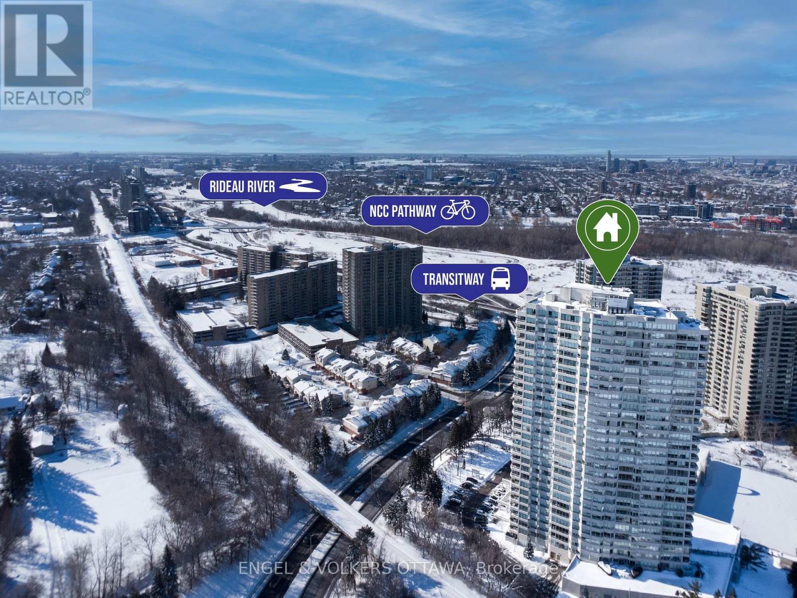 2306 - 1480 Riverside Drive, Ottawa, ON - Outdoor With View