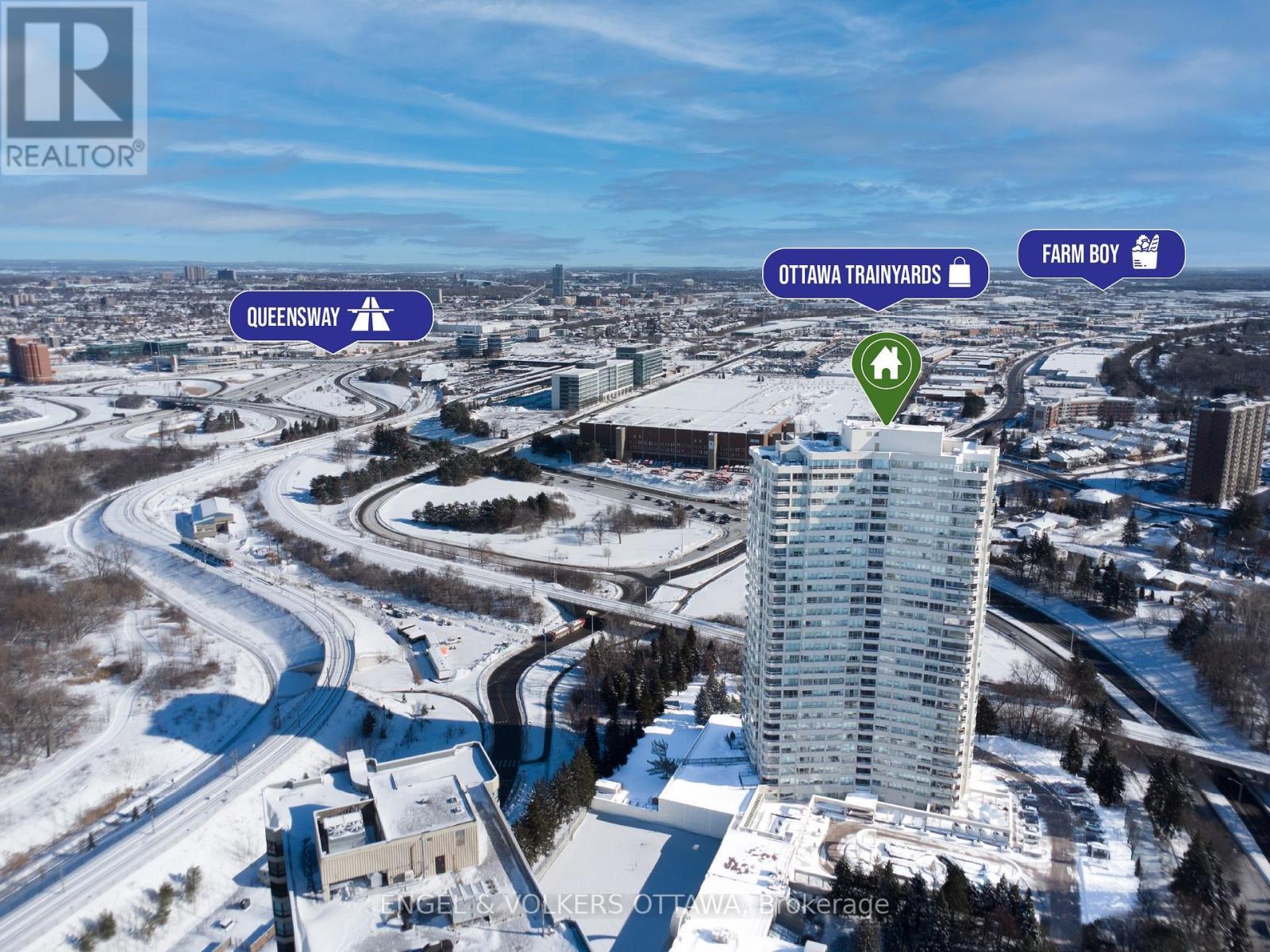 2306 - 1480 Riverside Drive, Ottawa, ON - Outdoor With View