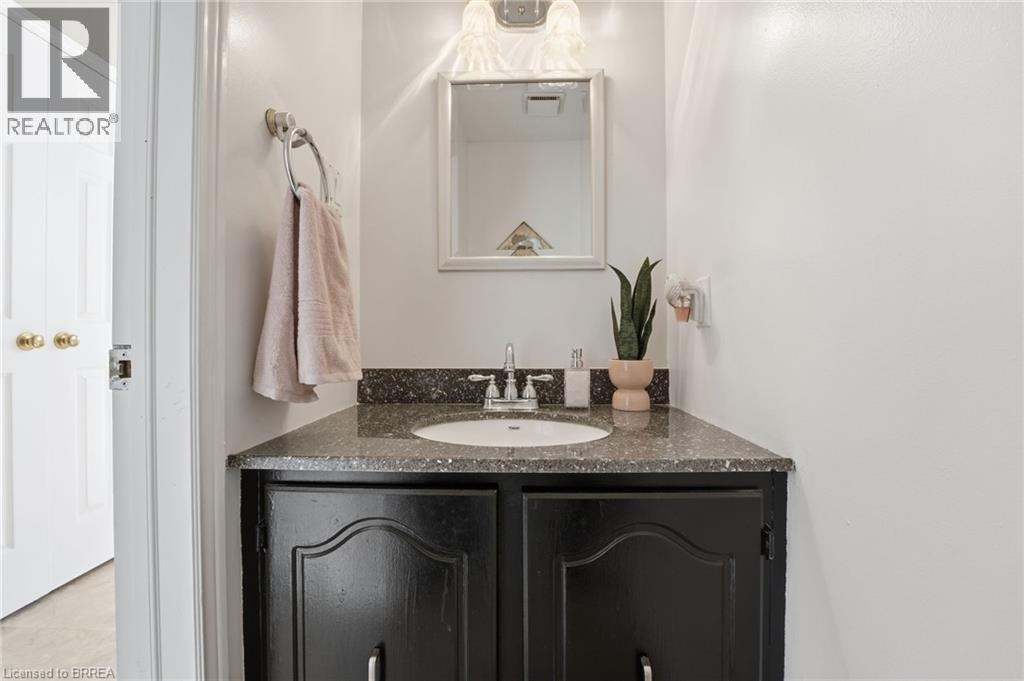 Main Floor Powder Room - 23 Vance Crescent, Waterdown, ON - Indoor Photo Showing Bathroom