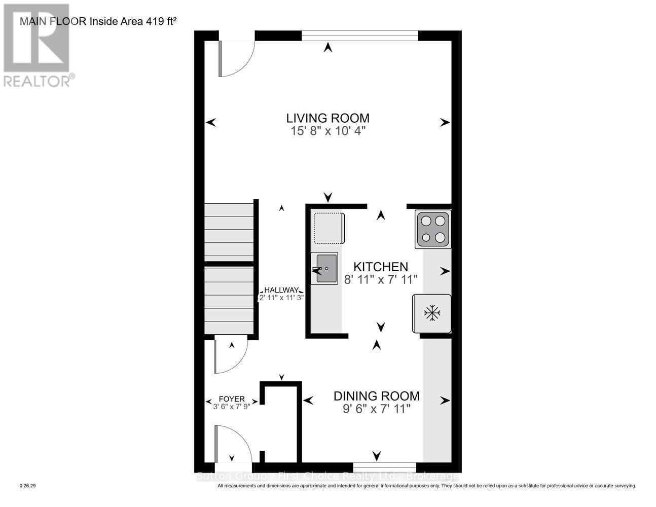 Main Floor Plan - 12 - 91 Avonwood Drive, Stratford, ON - Other