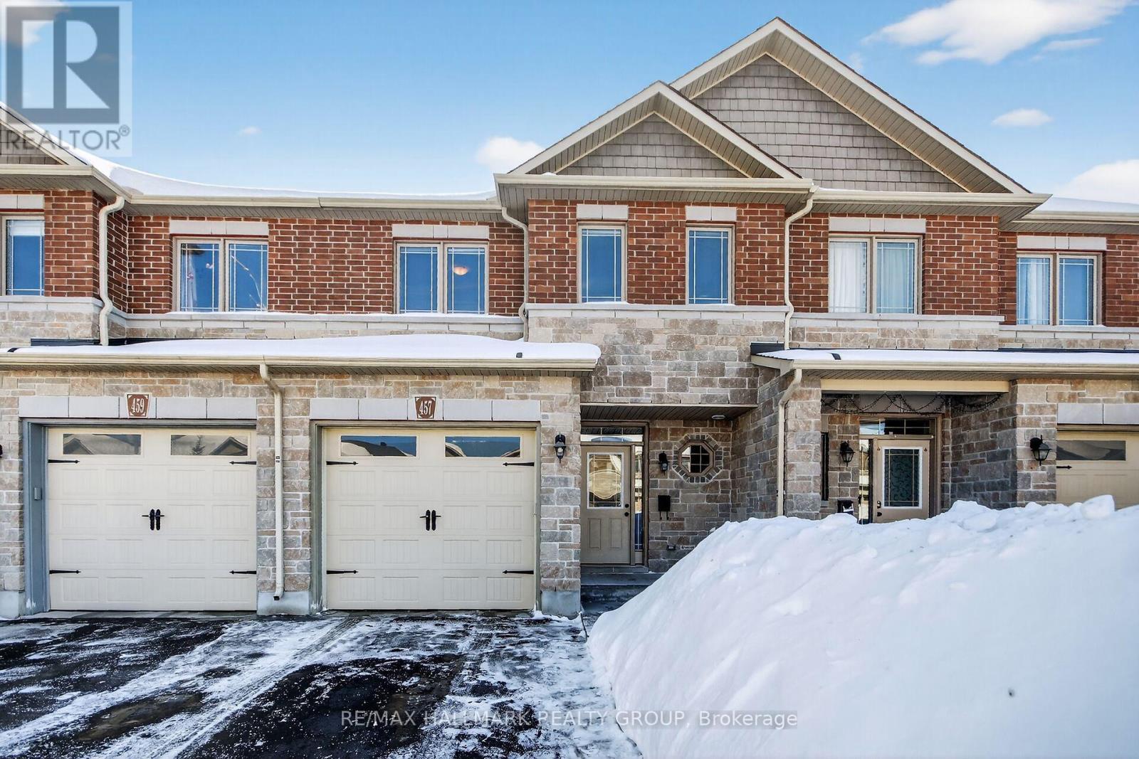 Attached garage plus 2 additional parking spaces! - 457 Barrick Hill Road, Ottawa, ON - Outdoor With Facade
