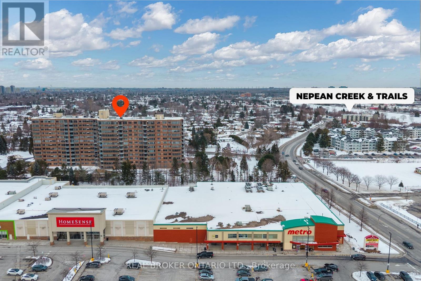 703 - 100 Grant Carman Drive, Ottawa, ON - Outdoor With View