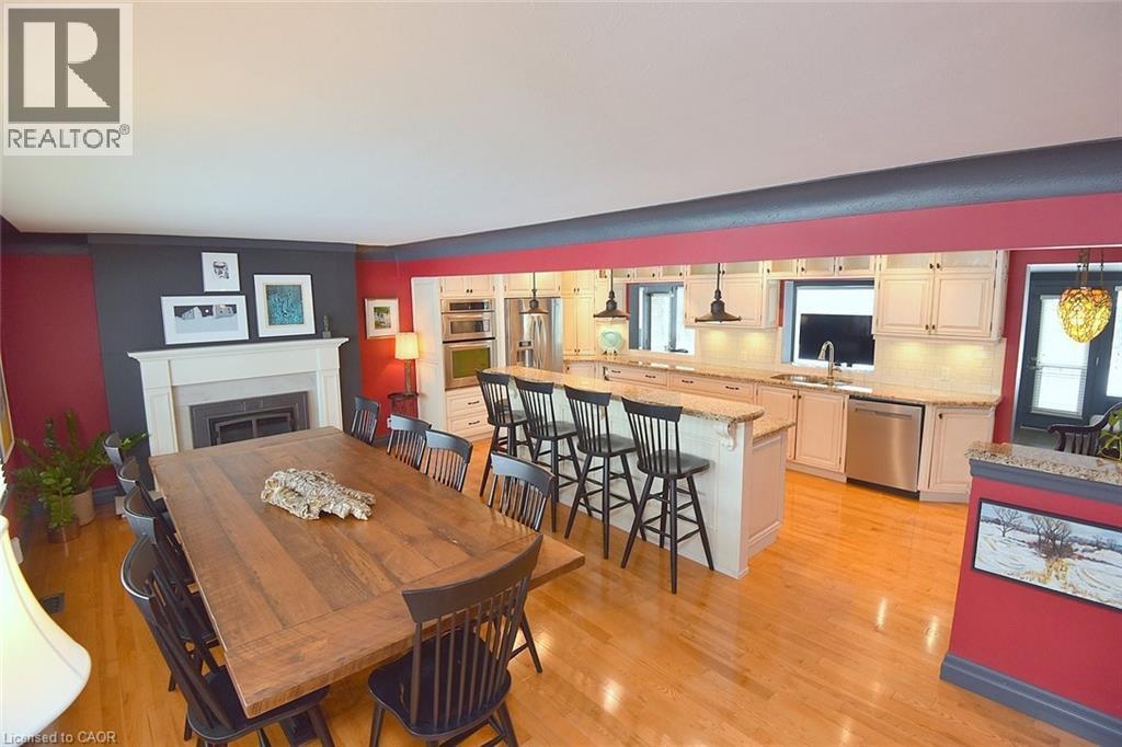 105 Overdale Avenue, Waterdown, ON - Indoor With Fireplace