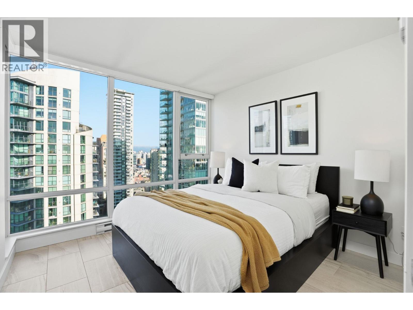 3206 1495 Richards Street, Vancouver, BC - Indoor Photo Showing Bedroom
