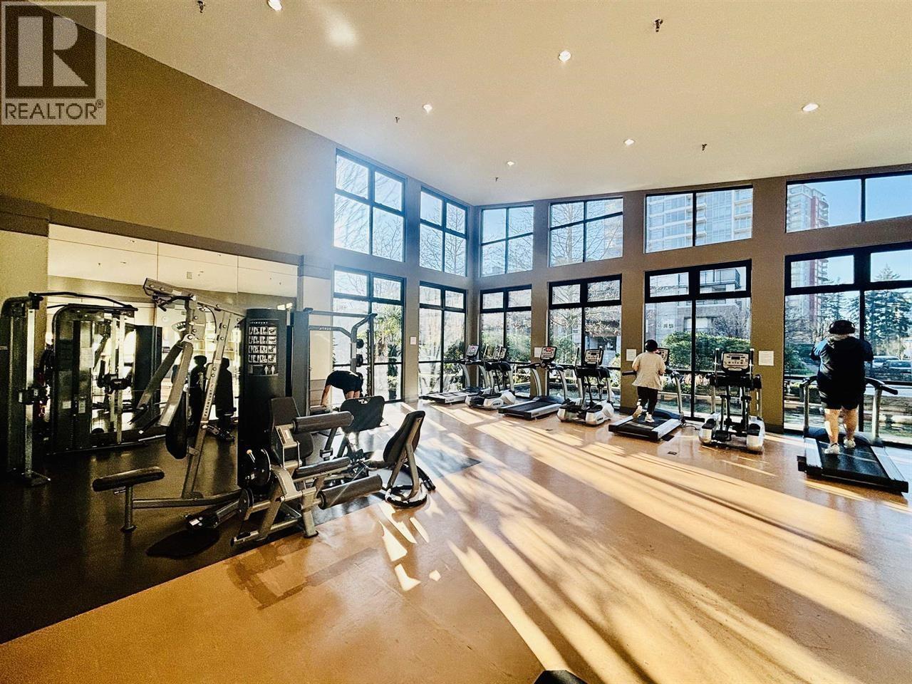 2307 3093 Windsor Gate, Coquitlam, BC - Indoor Photo Showing Gym Room