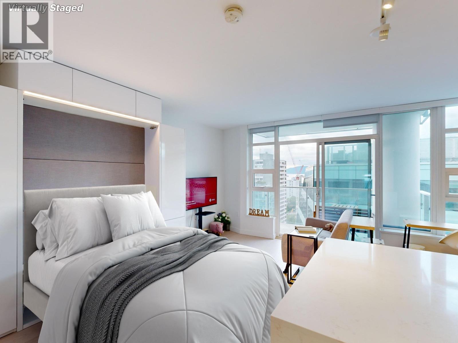 2103 1289 Hornby Street, Vancouver, BC - Indoor Photo Showing Bedroom