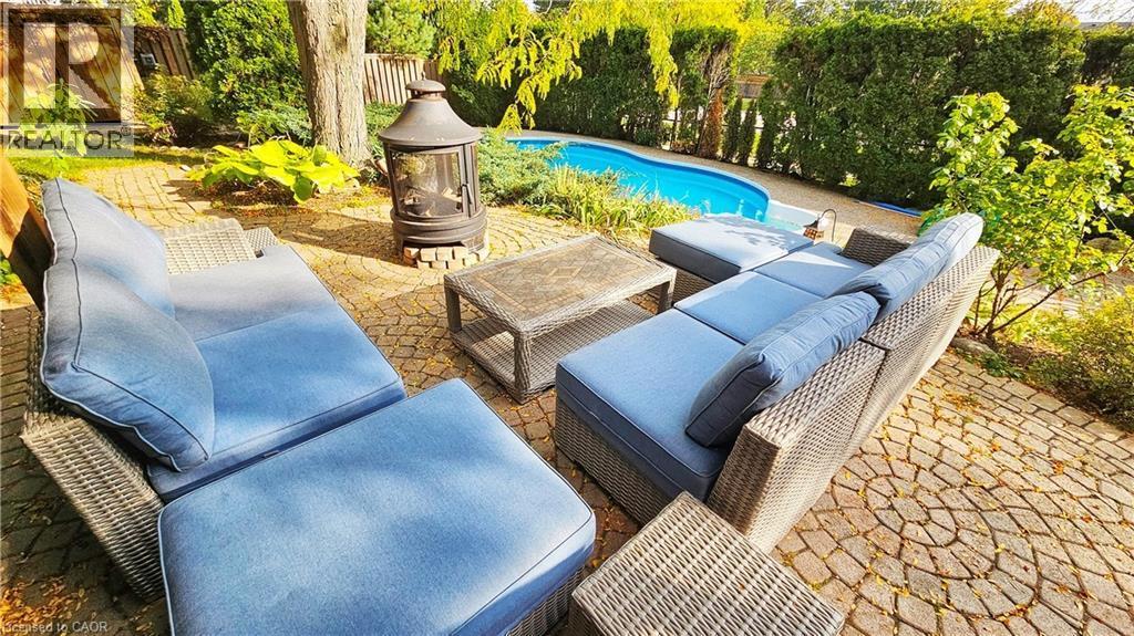 1320 Monmouth Drive, Burlington, ON - Outdoor With In Ground Pool With Deck Patio Veranda