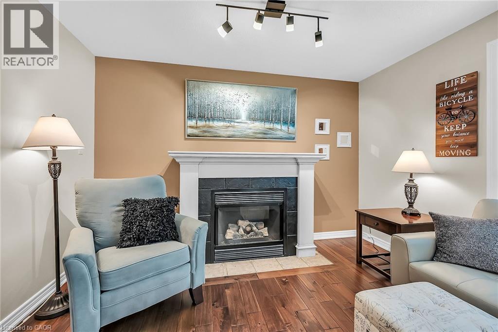 2371 Pathfinder Drive, Burlington, ON - Indoor Photo Showing Living Room With Fireplace