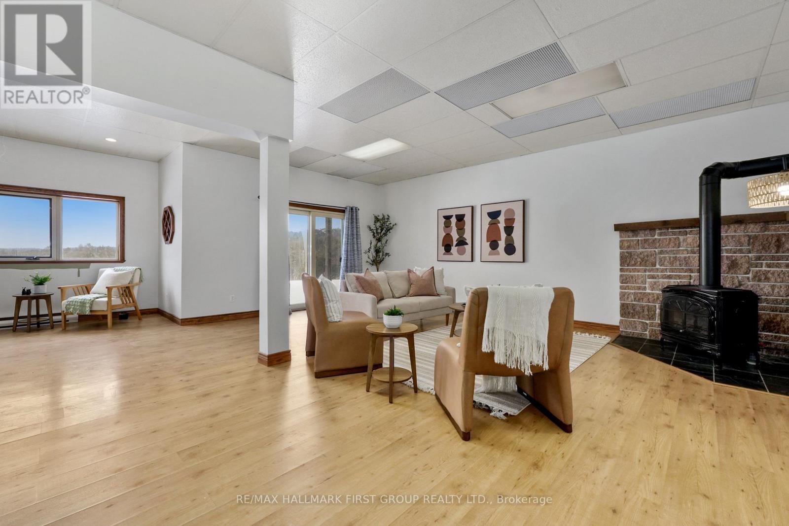 110 Davis Road, Alnwick/Haldimand, ON - Indoor With Fireplace