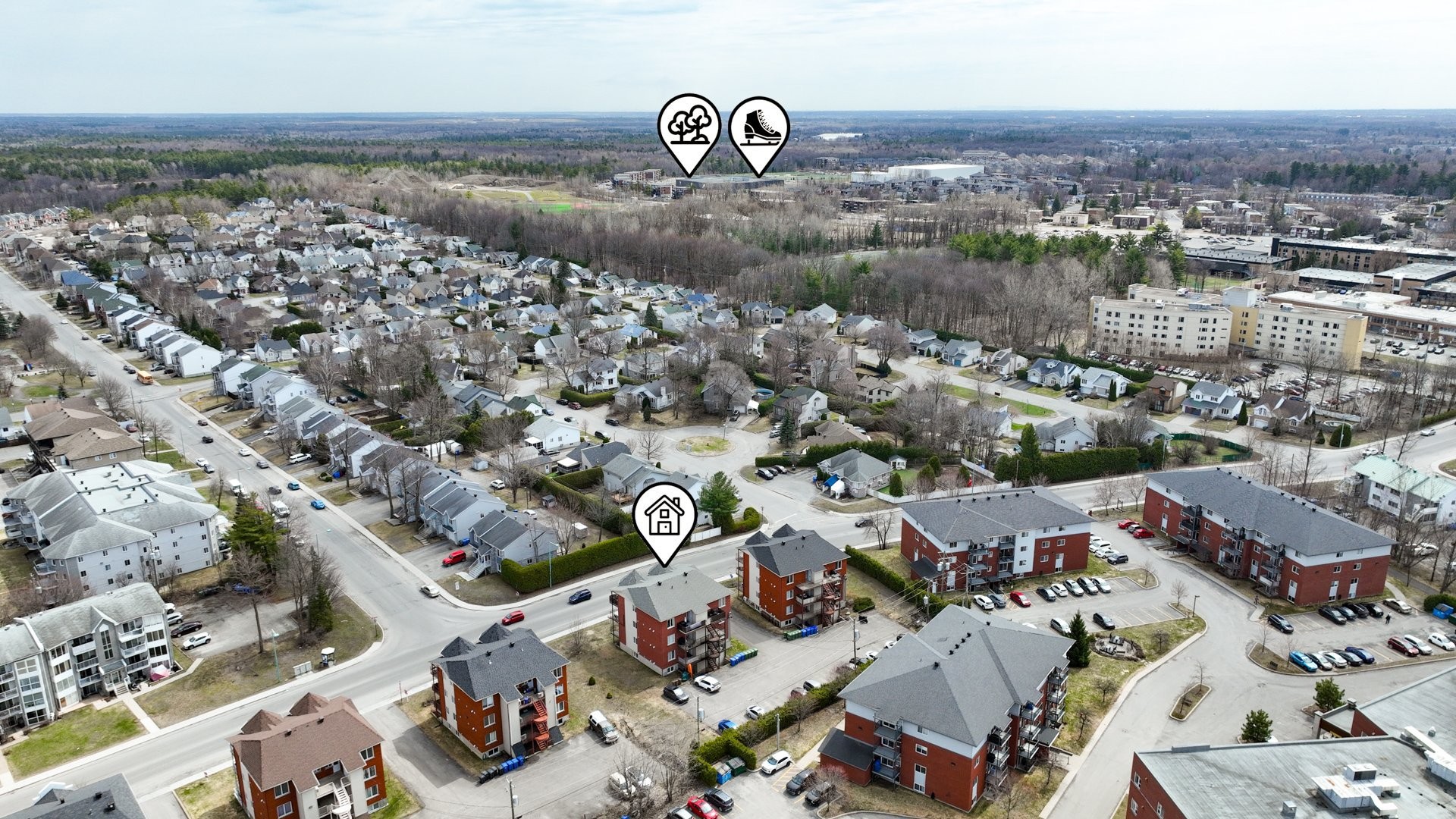 Aerial View - 8-990 Rue Melançon, Saint-Jérôme, QC - Outdoor With View