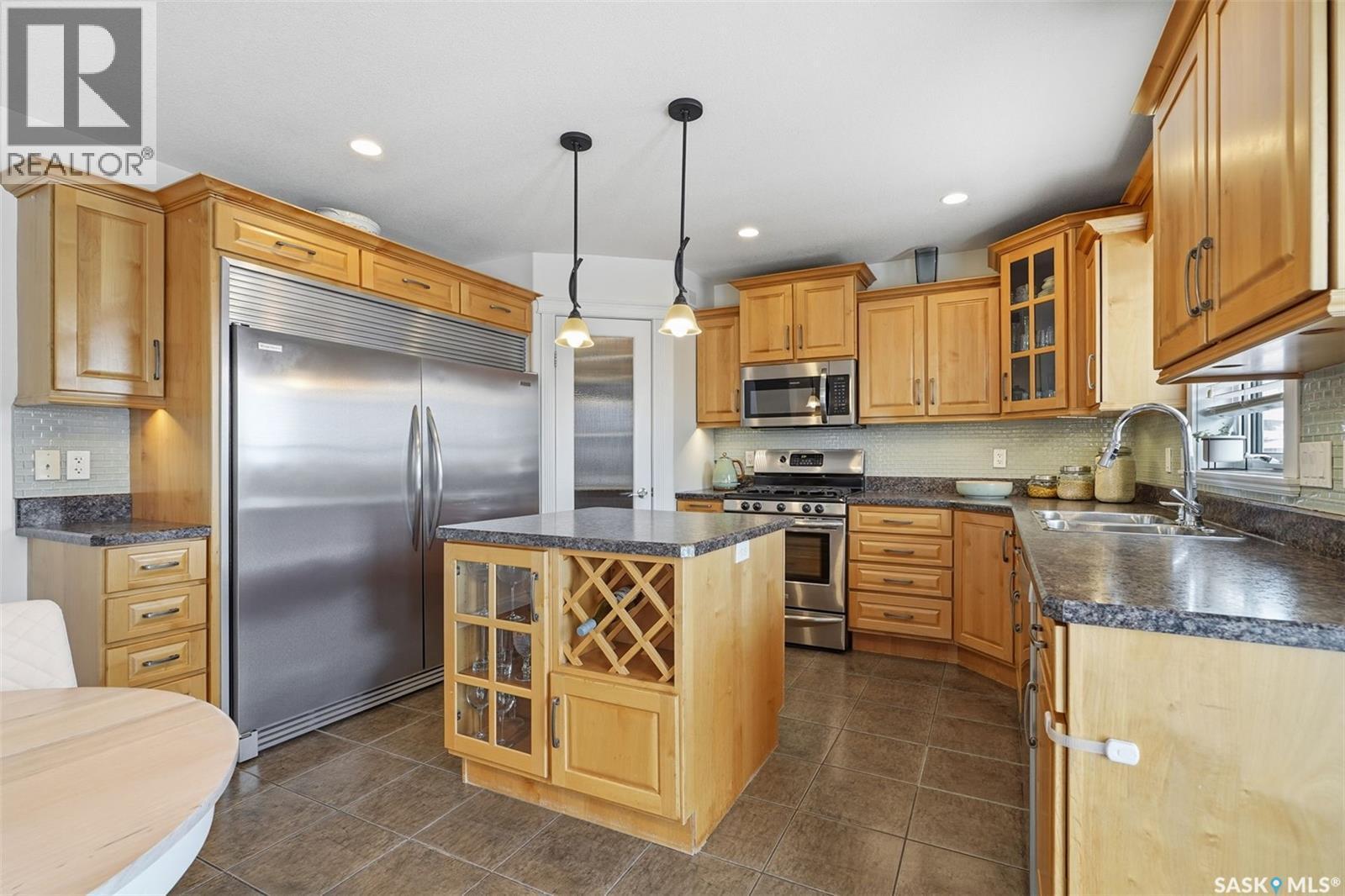 12 Longpre Crescent, Prince Albert, SK - Indoor Photo Showing Kitchen With Double Sink