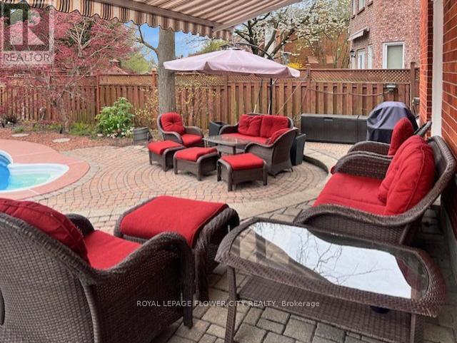 1340 Whitewater Lane, Mississauga, ON - Outdoor With In Ground Pool With Deck Patio Veranda