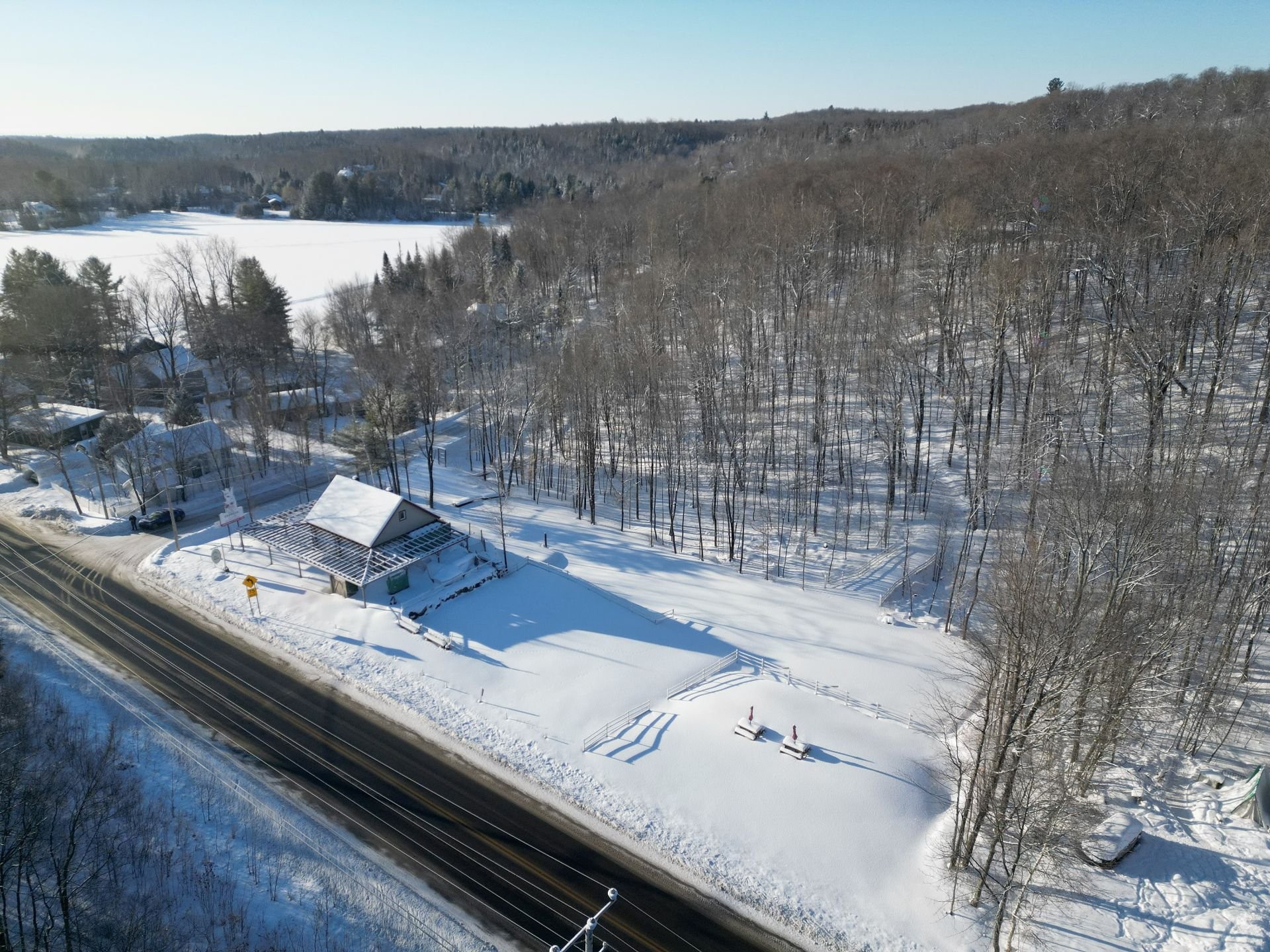Aerial View - 100Z Mtée Casino, Saint-Calixte, QC